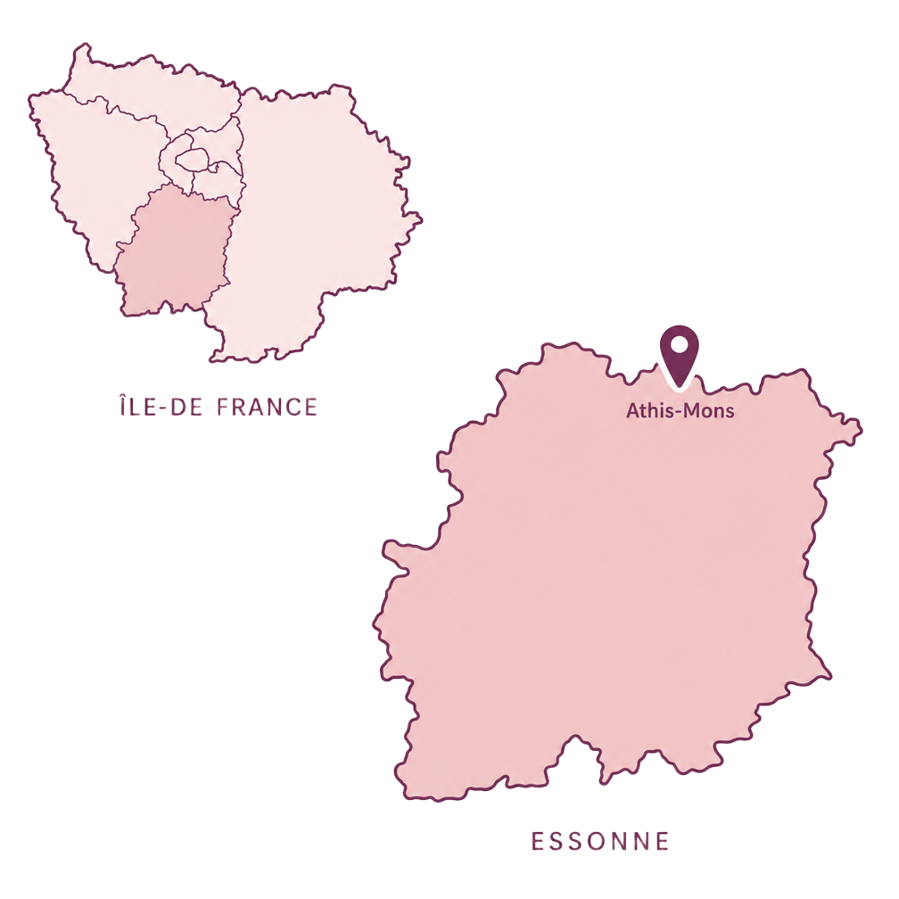 Zone d'intervention de JJC Nettoyage : Athis-Mons, l'Essonne (91) et l'Île-de-France